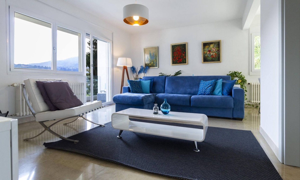 Caslano Apartment | [Apartment Design] Terrace with breathtaking lake view