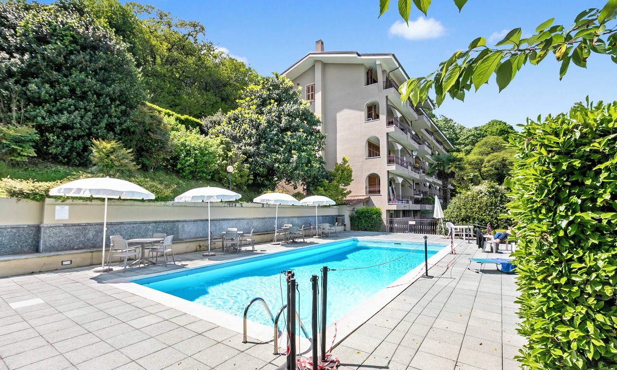 Stresa Apartment | Elegant Panorama Lake View Terrace with Pool, Stresa, Italy