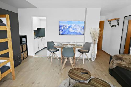 Leukerbad Apartment | Nouveau studio avec vue imprenable sur la vallée