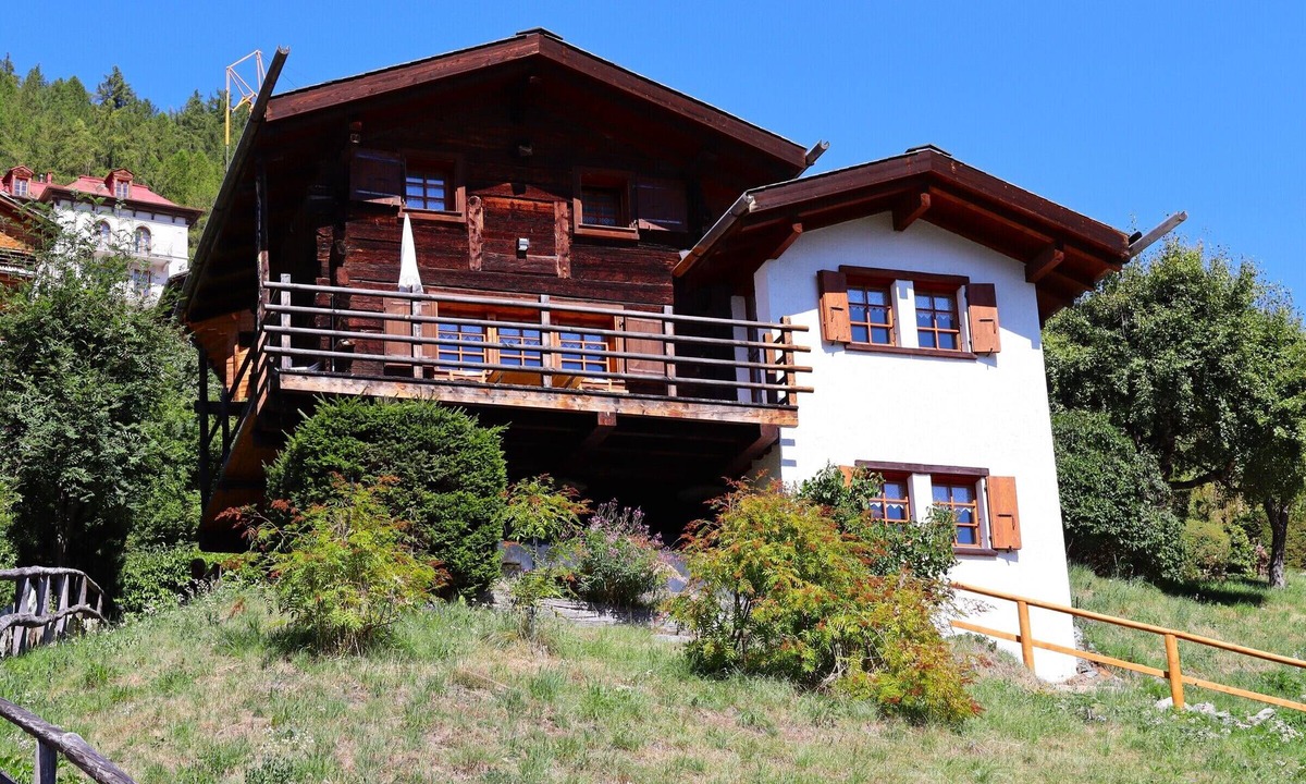 Ayer Ski Chalet | Outside : small, lovely, recently renovated individual chalet on 3 floors, suitable for 4 people, ba