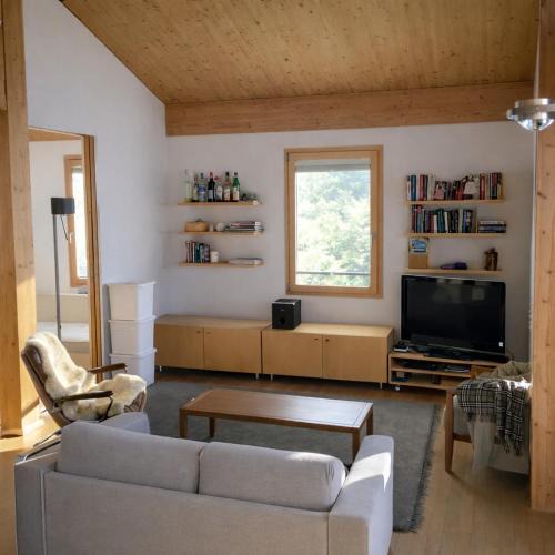 Pontresina Apartment | Penthouse duplex with sauna & mountain views