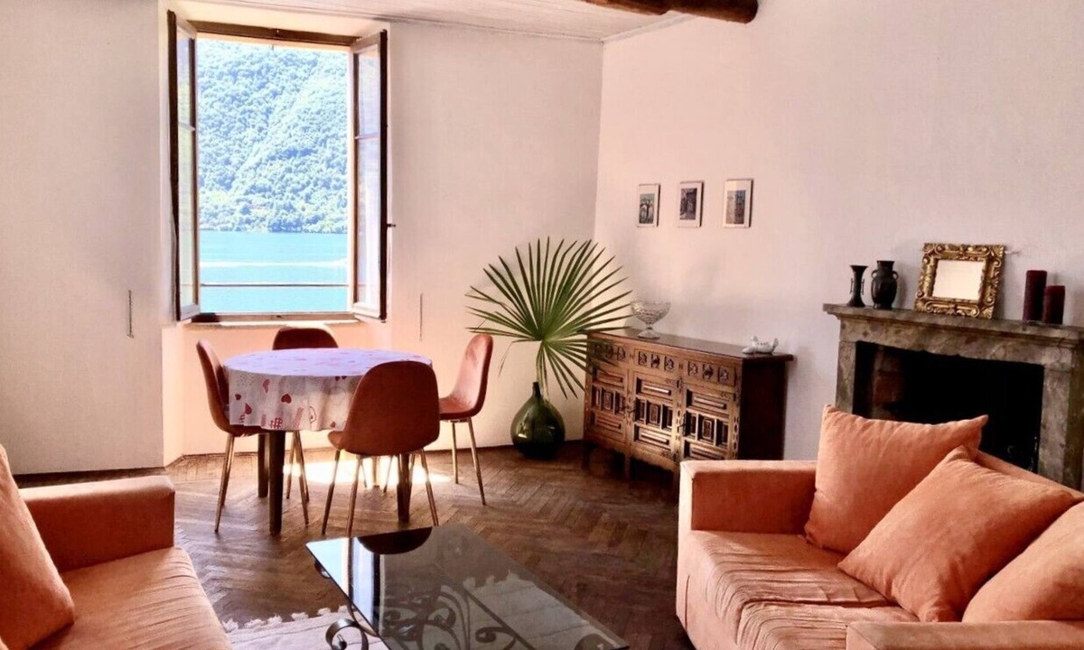 Cressogno Apartment | Stunning view and direct access to Lake Lugano, Private Beach & Park