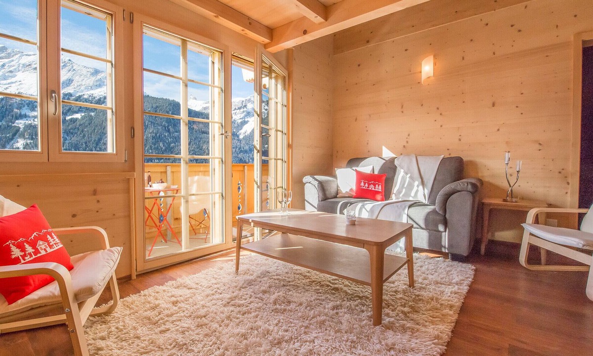 Wengen Apartment | Stunning views: Chalet Aberot Penthouse Staubbach