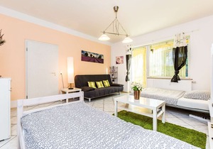 E01 Workers Apartment in a quiet location in Eitorf with a terrace with a seating area in Eitorf