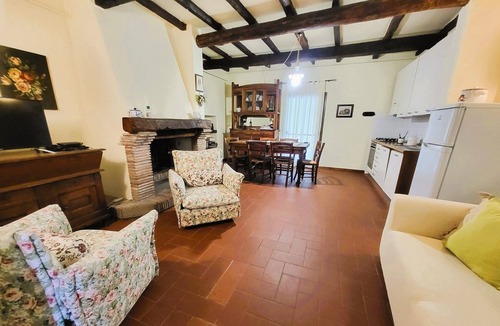 San Romano in Garfagnana Villa | 2 traditional cottages let together Private pool. Walk to river. Car charging!