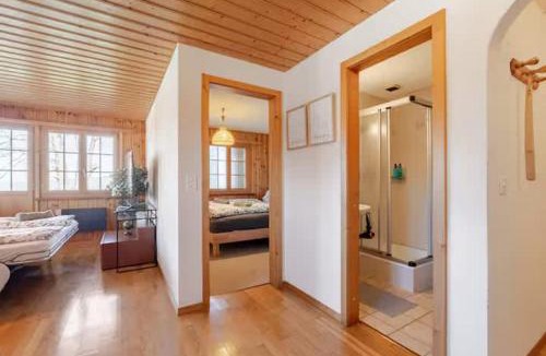 Reichenbach im Kandertal Apartment | Alpine View Chalet Private Garden & Lake Views