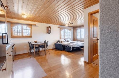 Reichenbach im Kandertal Apartment | Alpine View Chalet Private Garden & Lake Views
