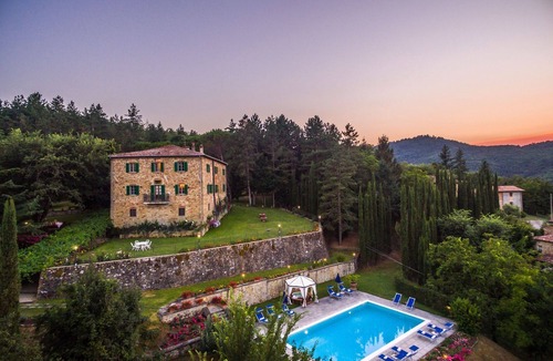 Ripoli Villa | Beautiful private villa with hot tub, A/C, private pool, WIFI, TV, patio and panoramic view