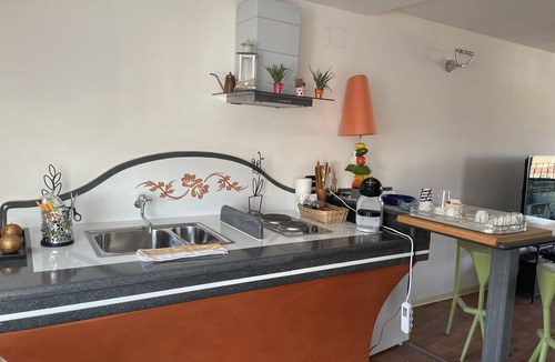 Boscoreale Cabin | Capri Sky loft is a fabulous panoramic open space overlooking Capri and Vesuvius