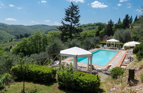 Castellina in Chianti Cottage | Casa il Cipresso, in the heart of Chianti with swimming pool