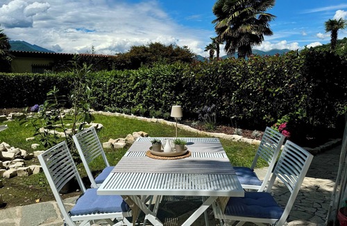 Brezzo di Bedero Apartment | Casa Luna - New stylish vacation apartment with garden & pool on Lake Maggiore