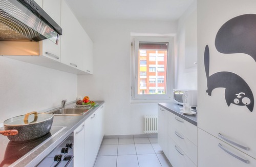 Lugano Apartment | Central Love Apartment with Terrace and Parking, Lugano, Switzerland