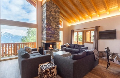 Riddes Ski Chalet | Chalet, 150m from resort center, sauna, terrace, balcony, fireplace or stove, parking, tv