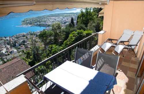 Orselina Apartment | Charming 1.5-room apartment with beautiful lake view and private parking Mi