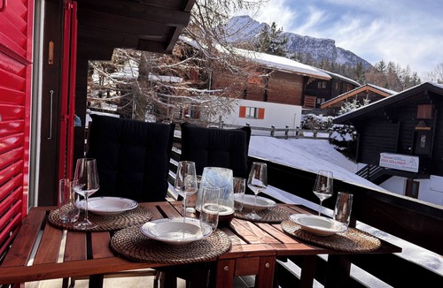 Graechen Ski Chalet | Charming Swiss chalet with stunning mountain views.