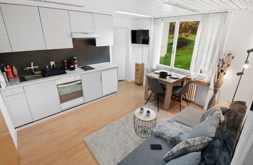 Leukerbad Apartment | Comfortable apartment with sauna