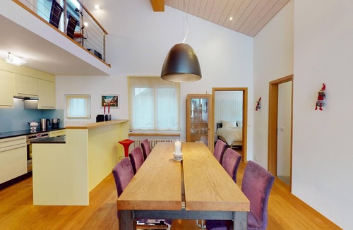 Lenzerheide Apartment | Duplex apartment with fireplace at the ski lift