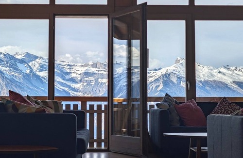 Saint-Pierre-de-Clages Ski Chalet | Escape the heat in a stunning mountain chalet with jaw-dropping views.