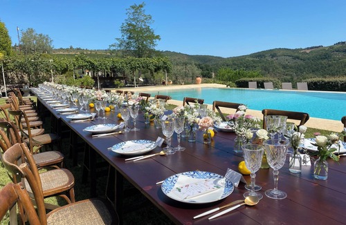 San Pietro in Bossolo House | Guest houses on estate, infinity pool, tennis court