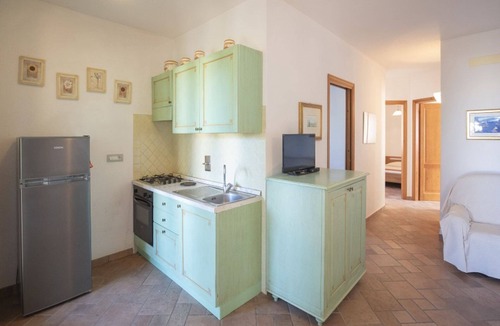 Patresi Apartment | It consists of a large living room with kitchenette, a double bedroom, a twin bedroom and a single b