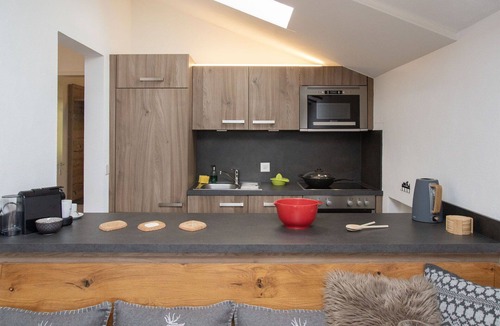 Falera Apartment | Lovely apartment for 4 guests with pool, WIFI, TV, balcony, pets allowed and panoramic view