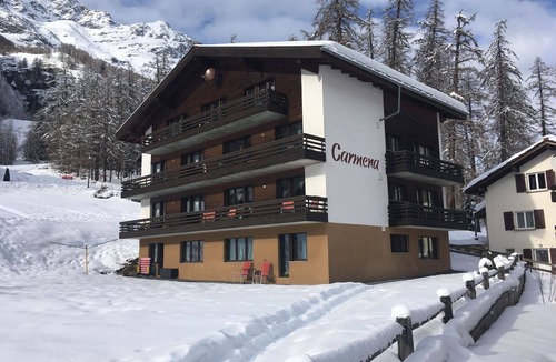 Saas-Balen Apartment | Lovely apartment for 5 guests with WIFI, TV and balcony