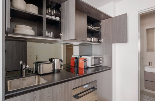 Sihlfeld Apartment | Lovely Wiedikon 1 Room w/Storage & W/D, 1 min to Market, by Blueground