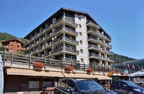 Grimentz Apartment | Middle class studio for 2 people, living room with 2 beds, kitchen area, shower-WC, balcony, fifth f