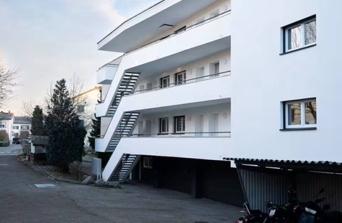 Glattbrugg Apartment | Modern 2BR Apt Near Zurich Airport, 2 Workspaces, Free Parking, River Access