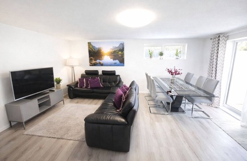 Busserach Apartment | Modern Family Home with Garden & Sunset Views near Basel