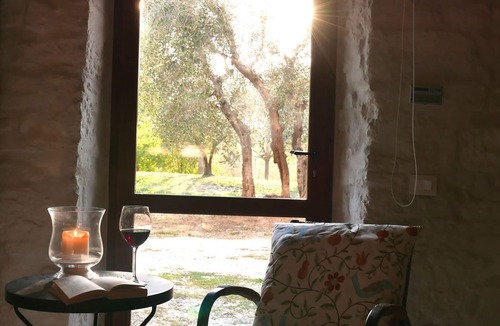 Colle di Val d'Elsa Villa | Nice apartment in villa with A/C, WIFI, pool, TV, patio, panoramic view, close to San Gimignano