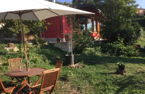 Torricella in Sabina Cottage | Nine kilometers from Lake Turano, cozy wooden chalet.
