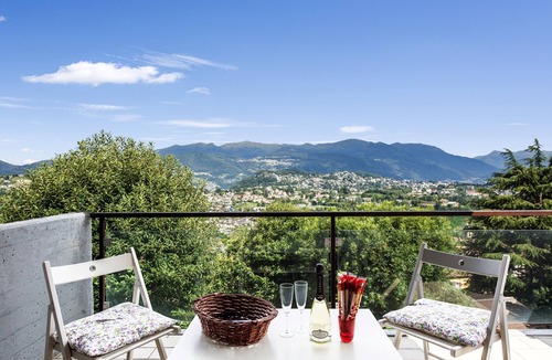 Lugano Apartment | Pazzallo Panoramica with Balcony and Garage, Lugano, Switzerland