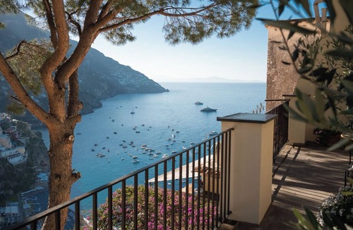 Positano House | Private large home with rolling views of the main beach, church, sea and hills.