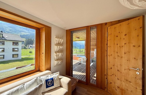 Parpan Apartment | Ski Apartment with Fireplace & Mountain Views
