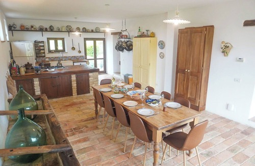 Montegiorgio Villa | Stunning private villa for 14 people with A/C, WIFI, private pool, TV and panoramic view