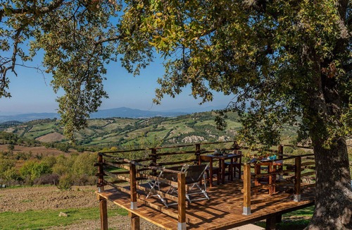 Roccalbegna House | Stunning private villa for 10 people with A/C, private pool, WIFI, TV, patio and panoramic view