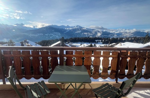 Montana Apartment | Sunny 3-bedroom apartment with Alpine view and 2 parking spaces in Crans-Montana