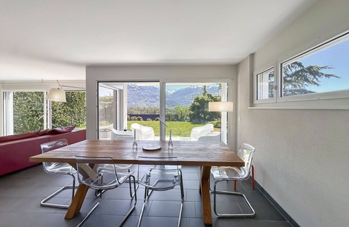 Saviese Ski Chalet | Sunny Alps Panorama - Modern House above Sion