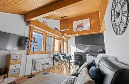 Ovronnaz Apartment | Superbe studio avec une vue magnifique