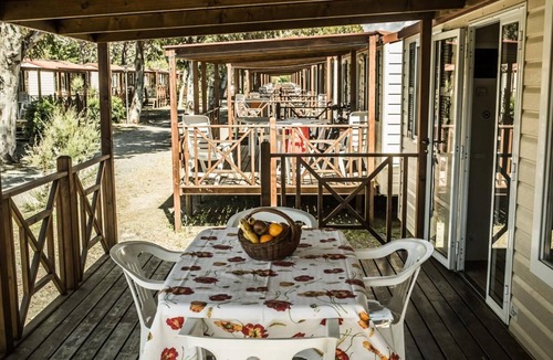 Marina di Cecina House | Vacation village Le Tamerici Mobilehome Gorgona for 5 persons