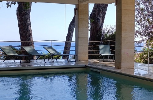 Castiglione della Pescaia Villa | Villa Monte Grappa, Pool, 5 min. to the beach, sea views, umbrella beach space