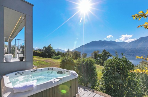 Minusio Villa | Villa Mondacce with Jacuzzi & Lake Views, Minusio, Switzerland