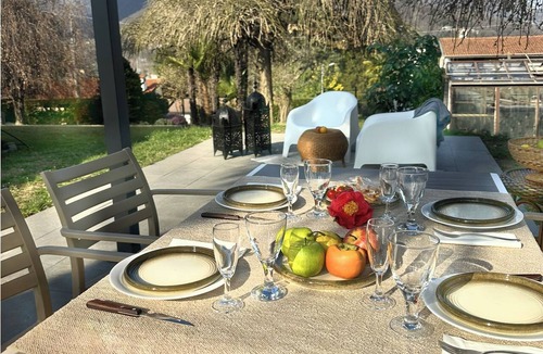 Lavena Ponte Tresa Villa | Villa with garden between lake and Lugano, charm, nature and relaxation