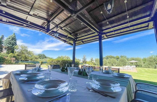 Fratta Villa | Villa with private pool, soccer end volley field, children games near Todi