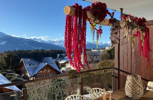 Montana House | Window on Crans Montana, Appartement avec vue sur les Alpes