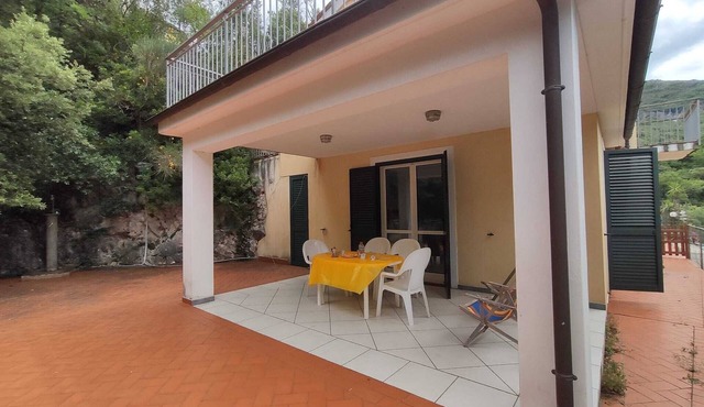 Apartment with large patio and garden a few steps from the center of Maratea in Maratea