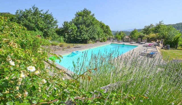 Are you looking for a family-friendly vacation home? Then this country house with pool and a large p