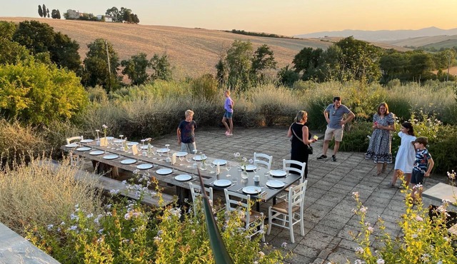 Boutique eco Agriturismo nestled among ancient olive trees and stunning Tuscan hills