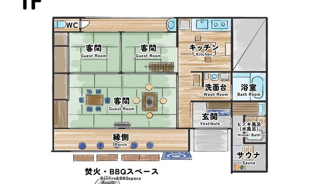Capacity 8 people plan/Kawagoe Saitama in Kawagoe